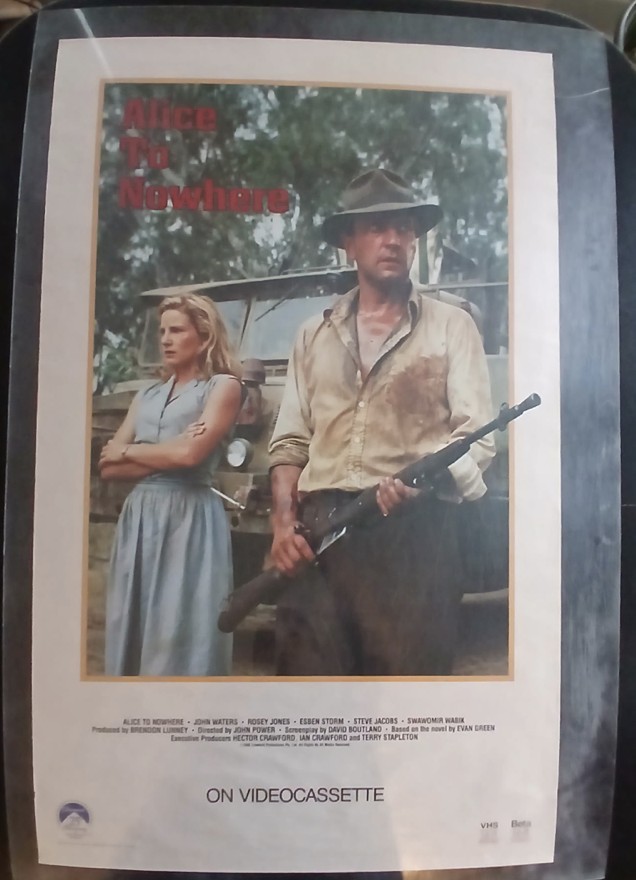 Actual Alice to Nowhere — home-video promotional poster front photograph