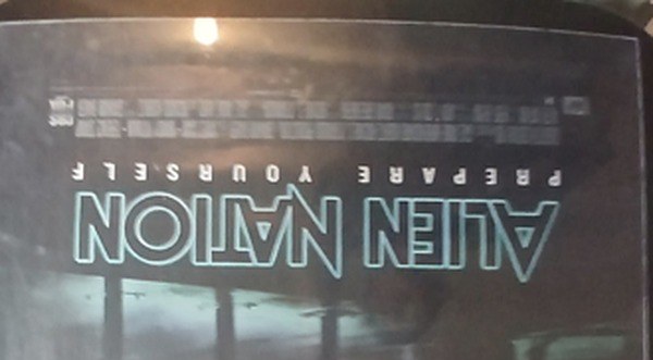 Actual Alien Nation — home-video promotional poster detail image 2