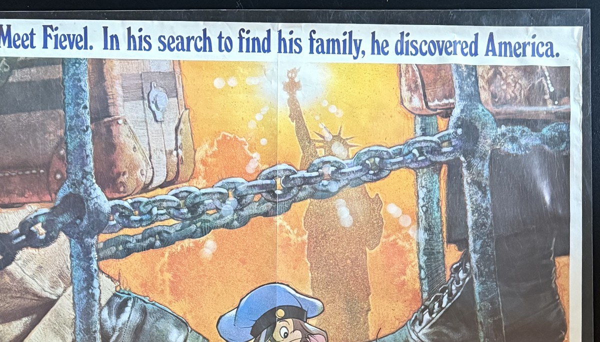 Actual An American Tail — MCA Home Video “Bring Fievel Home” poster detail image 2