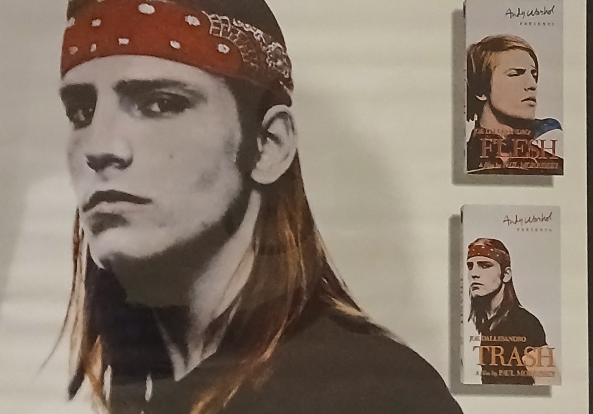 Actual Andy Warhol Presents Three Films by Paul Morrissey — videocassette poster detail image 3
