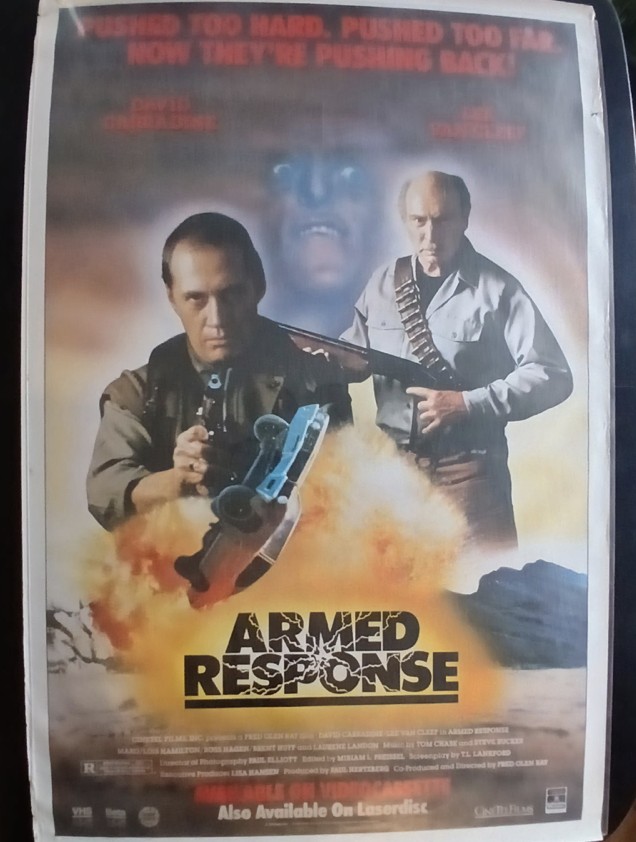 Actual Armed Response — home-video promotional poster front photograph