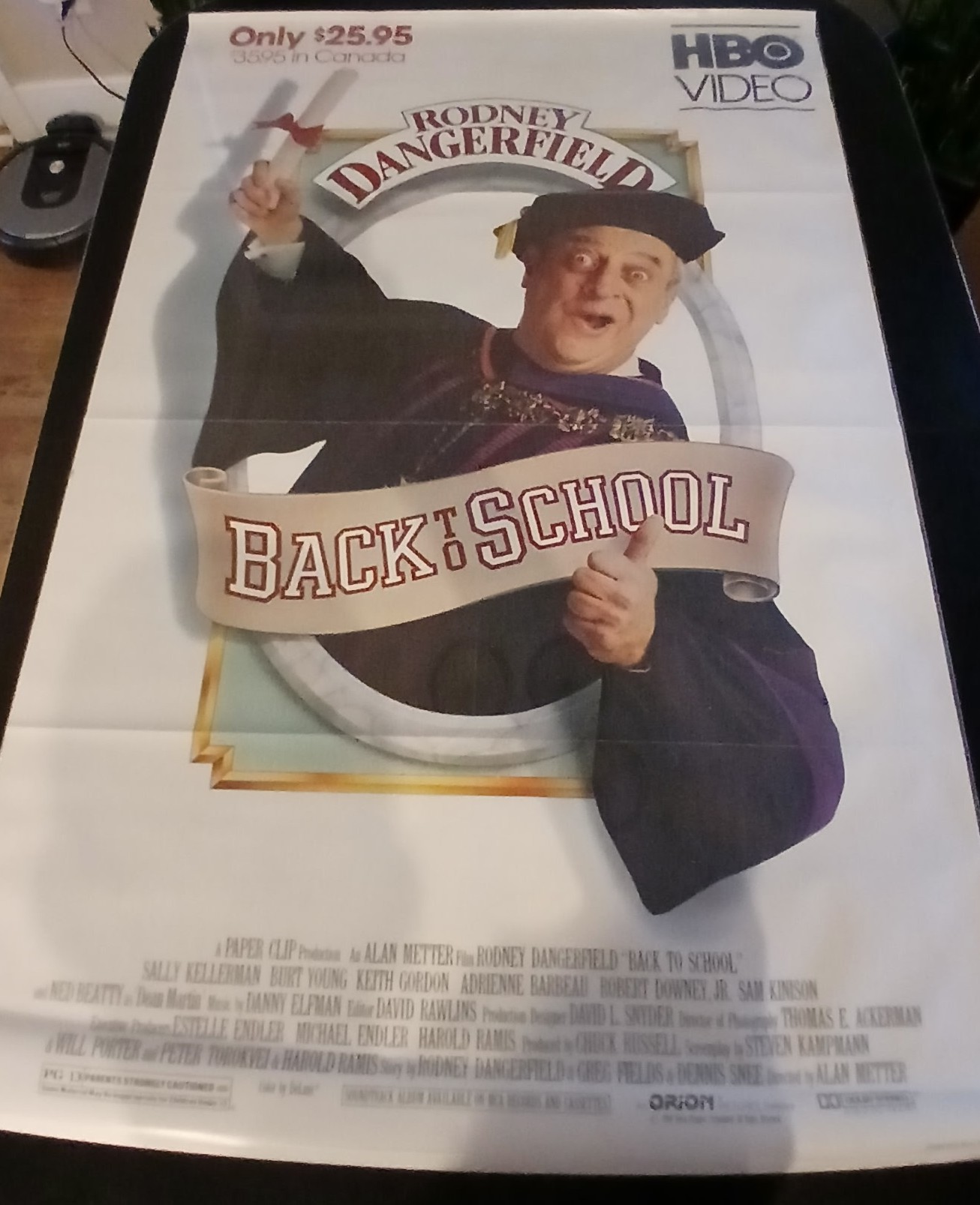 Actual Back to School — home-video promotional poster front photograph