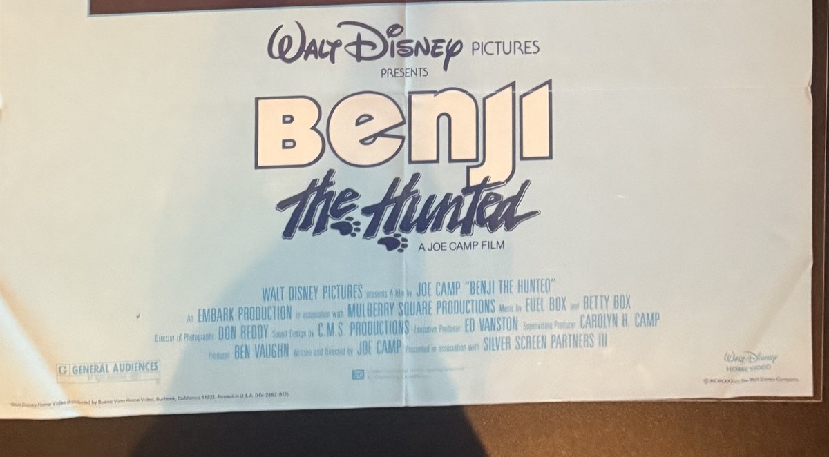 Actual Benji the Hunted — Walt Disney Home Video poster detail image 4