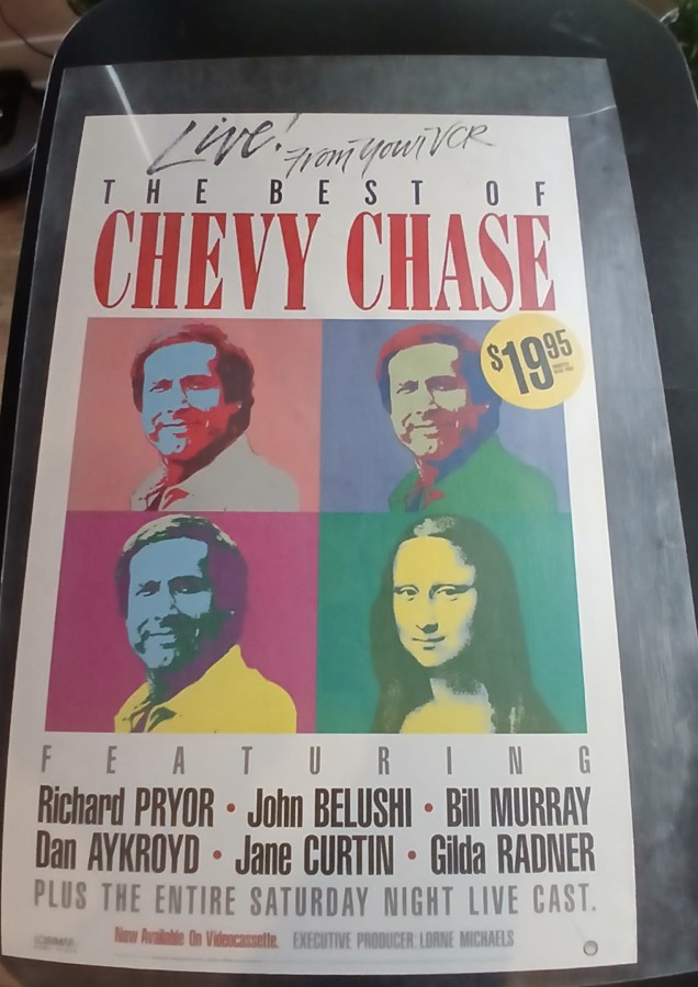 Actual The Best of Chevy Chase — home-video promotional poster front photograph