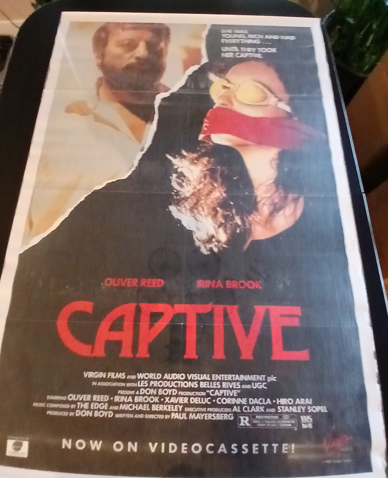 Actual Captive — home-video promotional poster front photograph