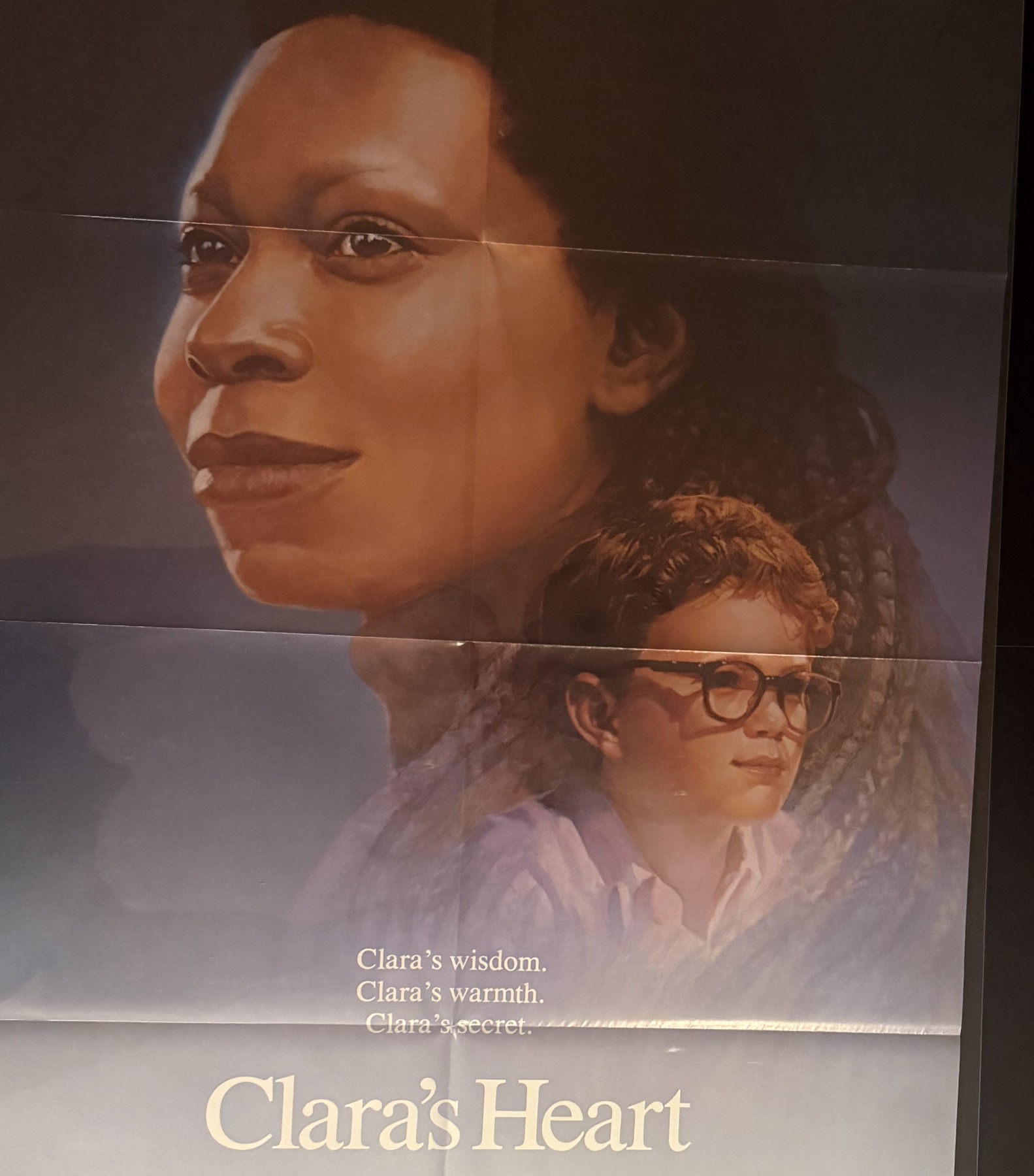 Actual Clara's Heart - Warner Home Video promotional poster front photograph