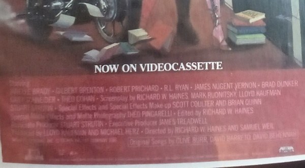 Actual Class of Nuke 'Em High — home-video promotional poster detail image 4