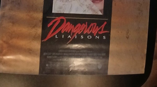 Actual Dangerous Liaisons — home-video promotional poster detail image 4