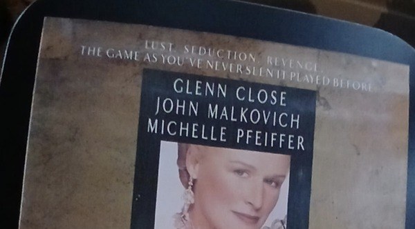 Actual Dangerous Liaisons — home-video promotional poster detail image 2
