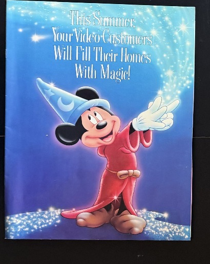 Actual Disney Magic / Sorcerer Mickey — home-video sales piece front photograph