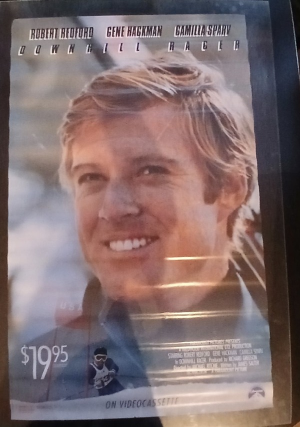 Actual Downhill Racer — home-video promotional poster front photograph