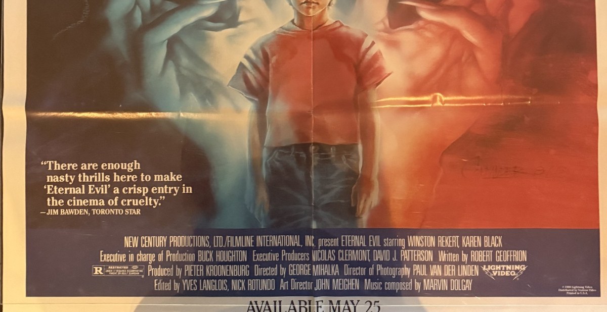 Actual Eternal Evil — Lightning Video promotional poster detail image 4