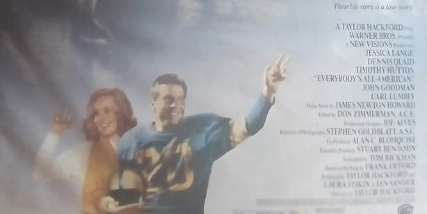 Actual Everybody's All-American — home-video promotional poster detail image 4