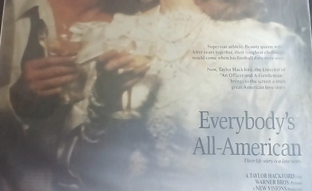 Actual Everybody's All-American — home-video promotional poster detail image 3