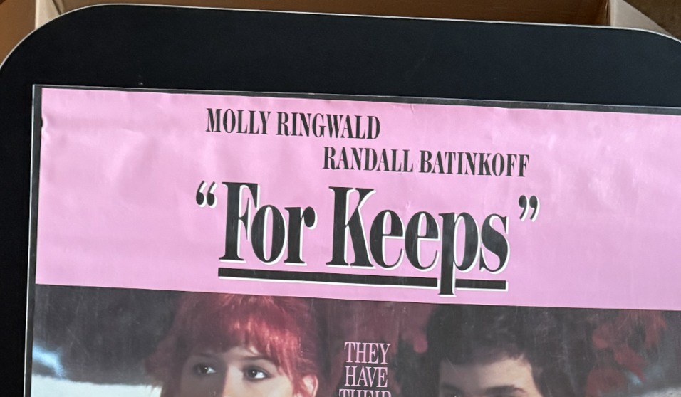 Actual For Keeps — RCA/Columbia Home Video new-release poster detail image 2
