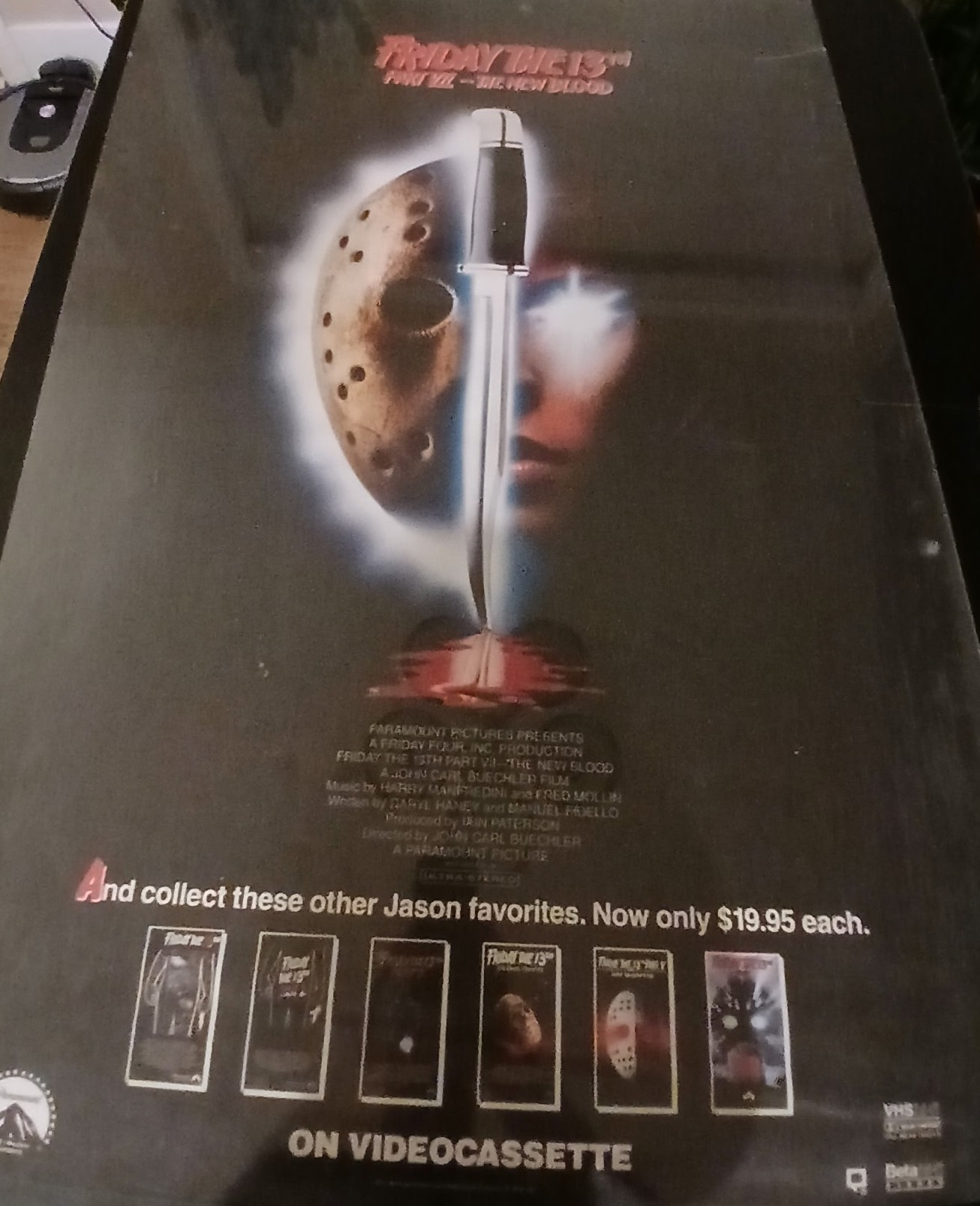 Actual Friday the 13th Part VI: Jason Lives — collection promotional sheet front photograph