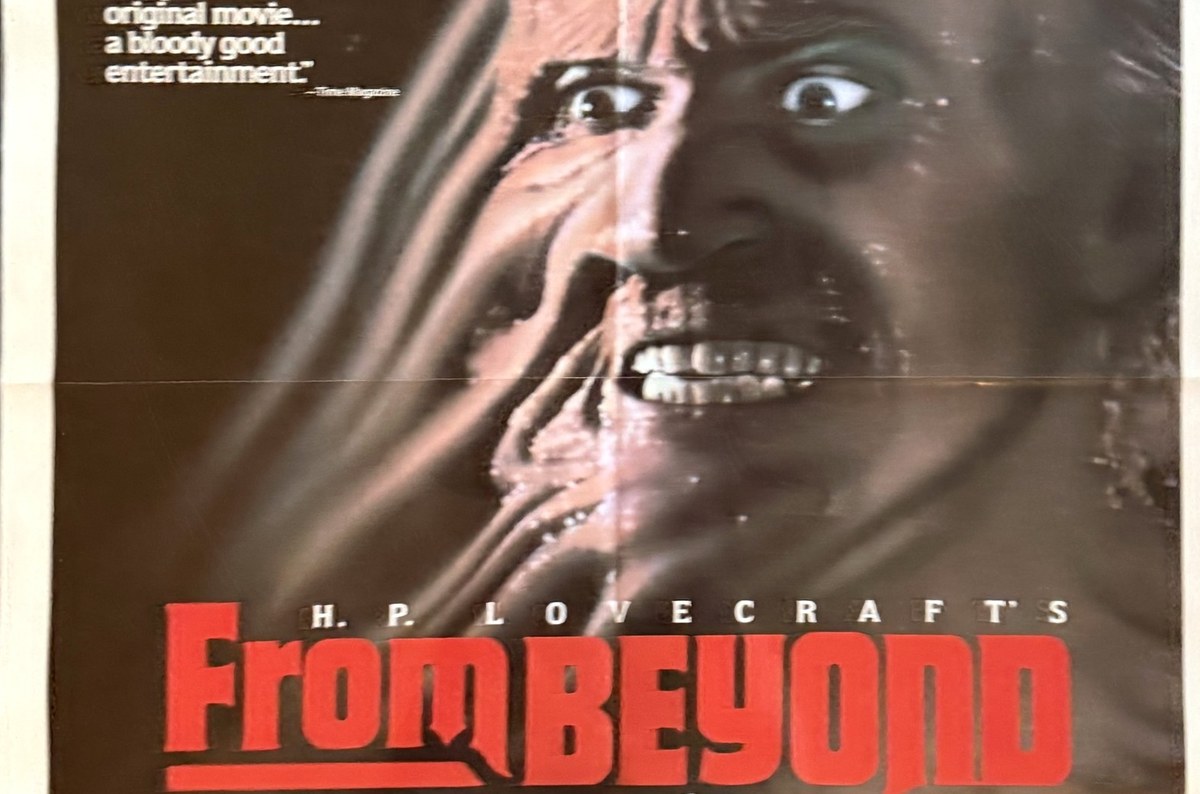 Actual From Beyond — Vestron video-release promotional poster detail image 3