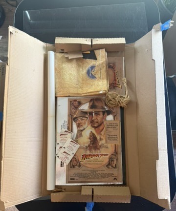 Actual Indiana Jones and the Last Crusade — boxed archive preview, front view
