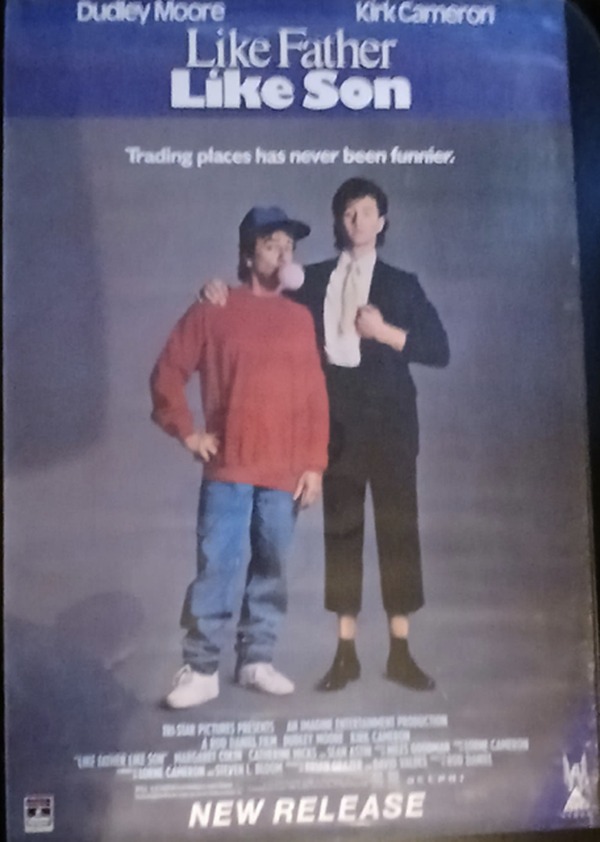 Actual Like Father Like Son — home-video promotional poster front photograph