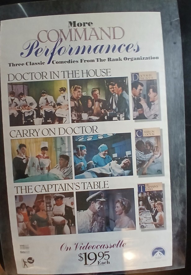 Actual More Command Performances — home-video compilation sales sheet front photograph
