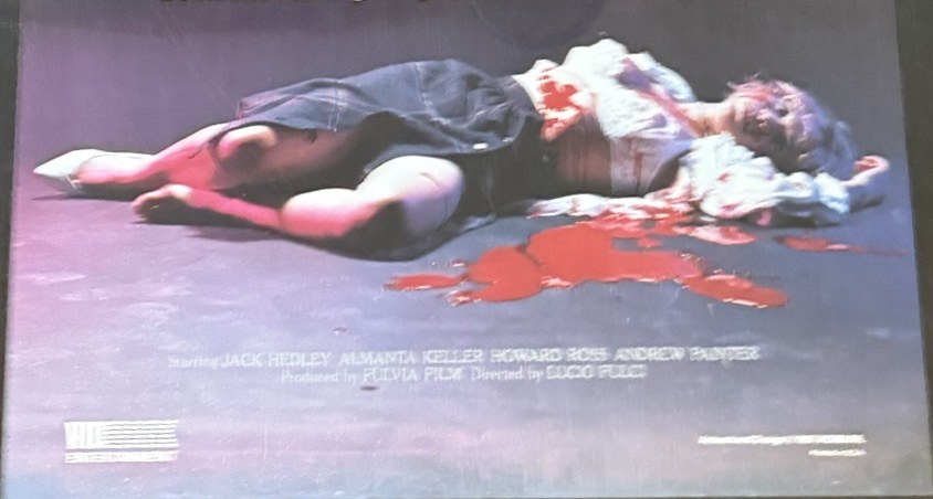 Actual The New York Ripper — Vidmark video promotional poster detail image 4