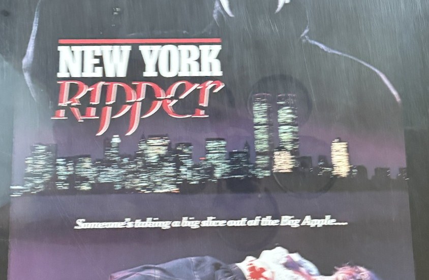 Actual The New York Ripper — Vidmark video promotional poster detail image 3