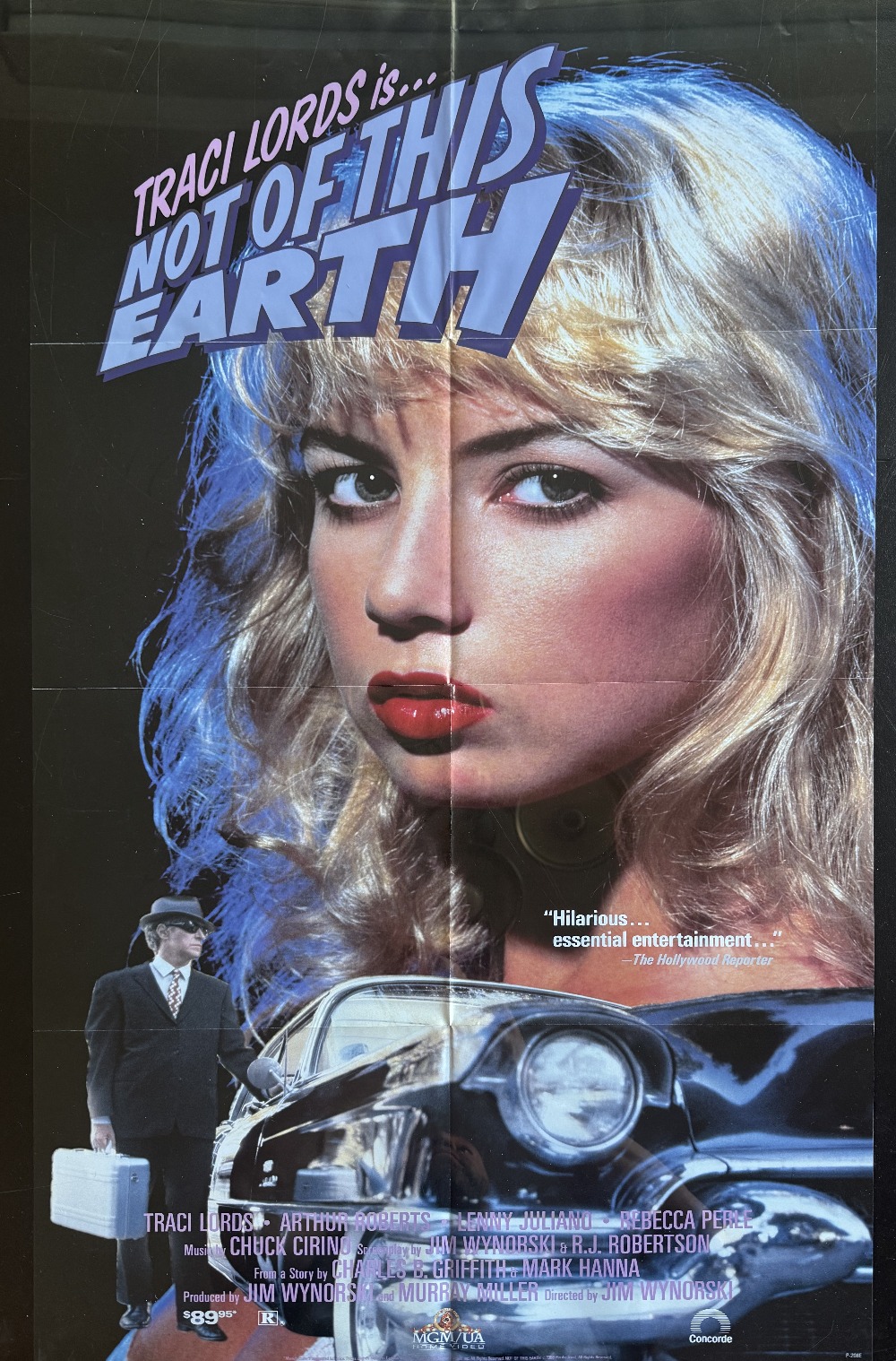 Actual Not of This Earth - Traci Lords video-release one-sheet, front view