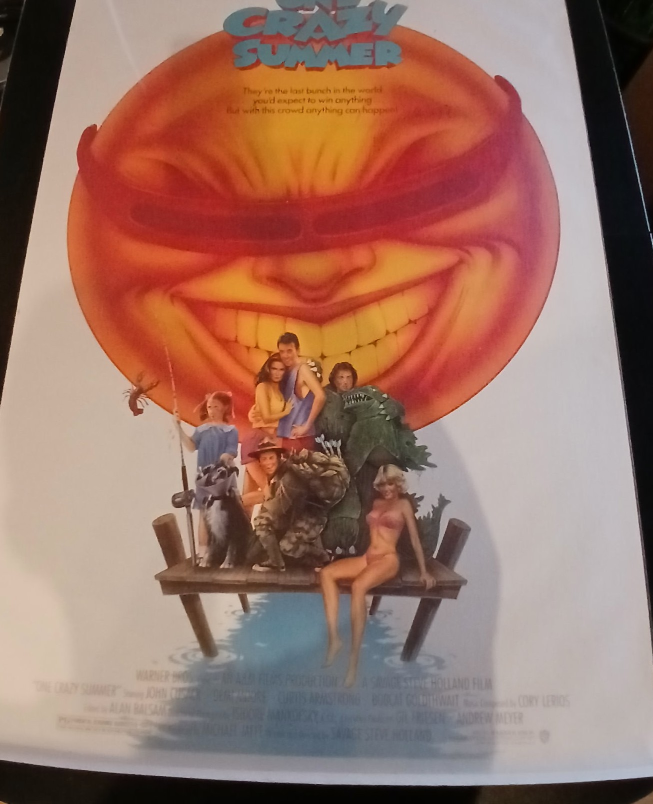 Actual One Crazy Summer — home-video promotional poster front photograph