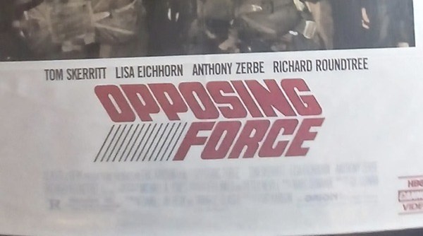 Actual Opposing Force — home-video promotional poster detail image 4