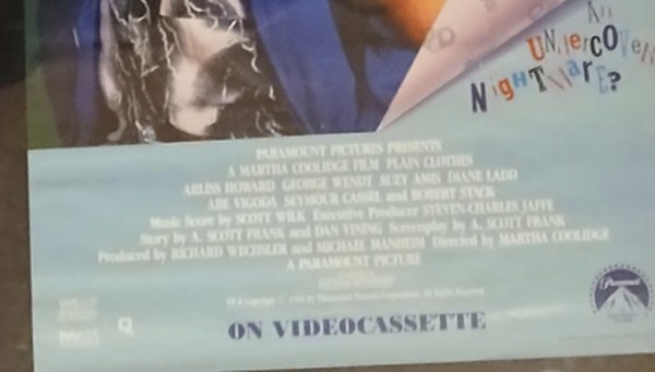 Actual Plain Clothes — home-video promotional poster detail image 4