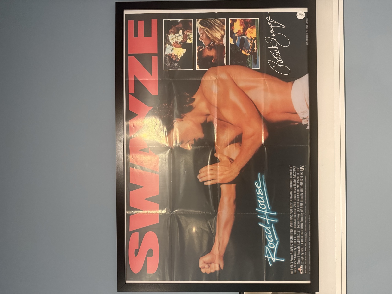 Actual 1989 Road House — video-release promotional poster poster, front view
