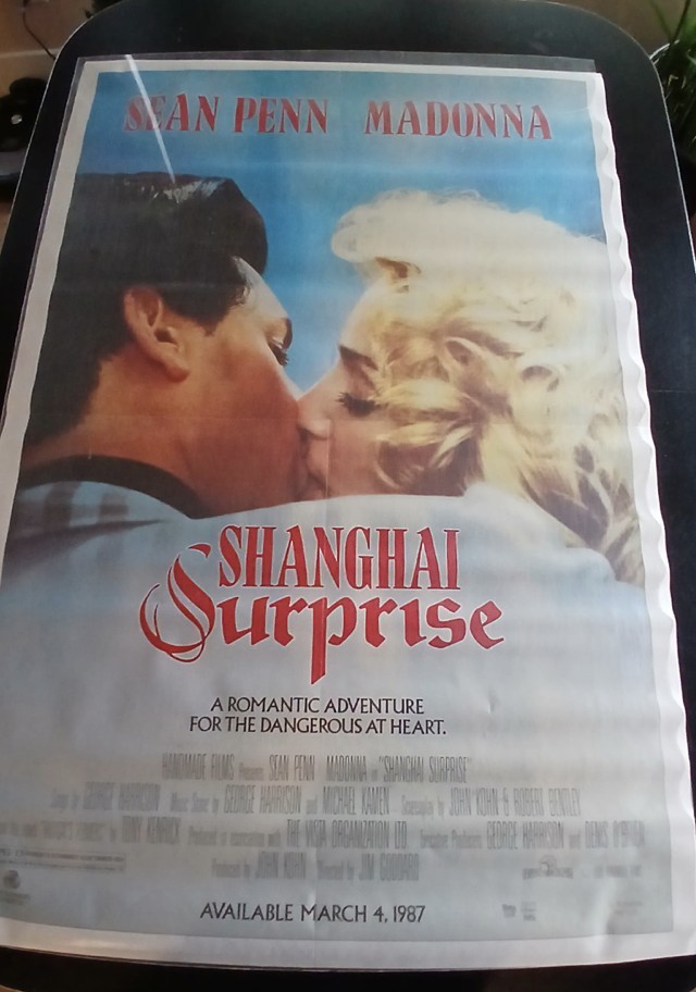 Actual Shanghai Surprise — home-video promotional poster front photograph