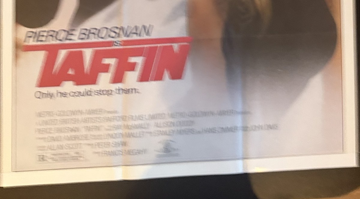 Actual Taffin — Pierce Brosnan video-release poster detail image 4