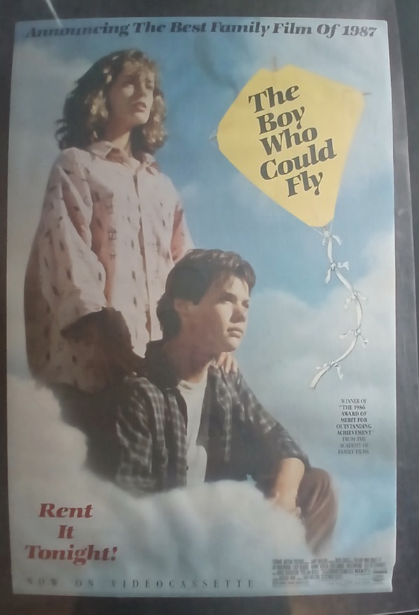 Actual The Boy Who Could Fly — home-video promotional poster front photograph