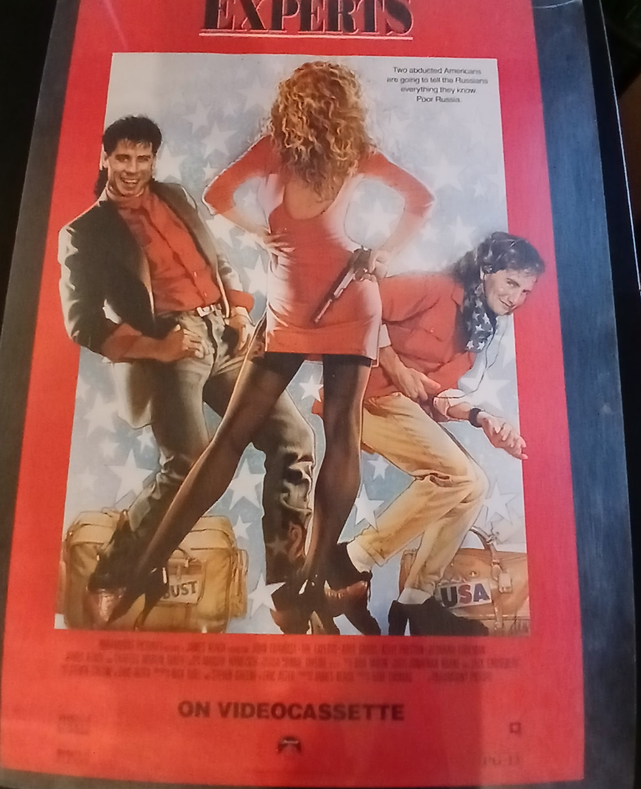 Actual The Experts — home-video promotional poster front photograph