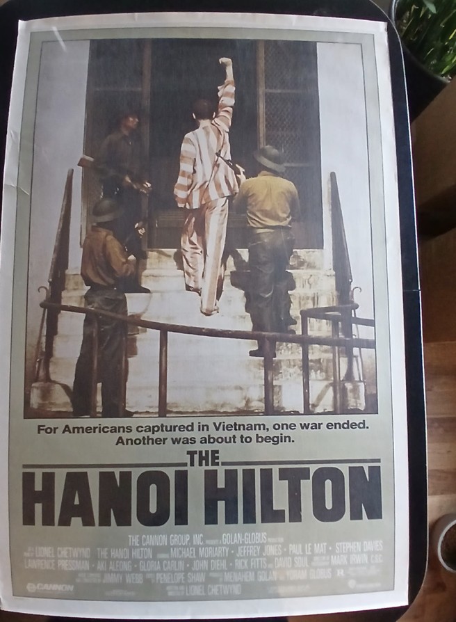 Actual The Hanoi Hilton — home-video promotional poster front photograph