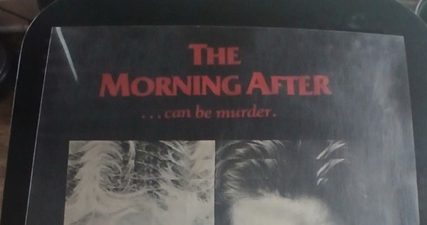 Actual The Morning After — home-video promotional poster detail image 2