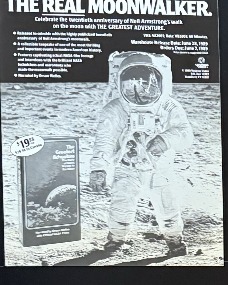 Actual The Real Moonwalker — VHS promotional sheet front photograph