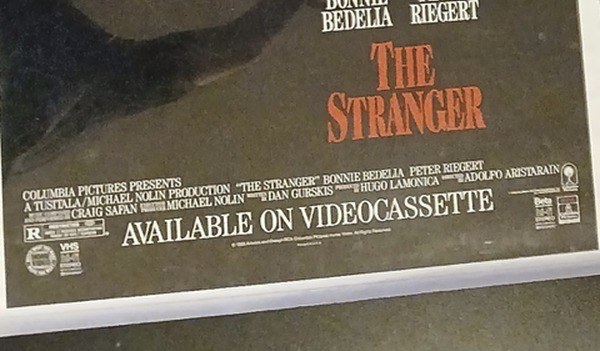 Actual The Stranger — home-video promotional poster detail image 4