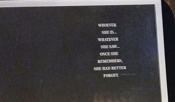 Actual The Stranger — home-video promotional poster detail image 2
