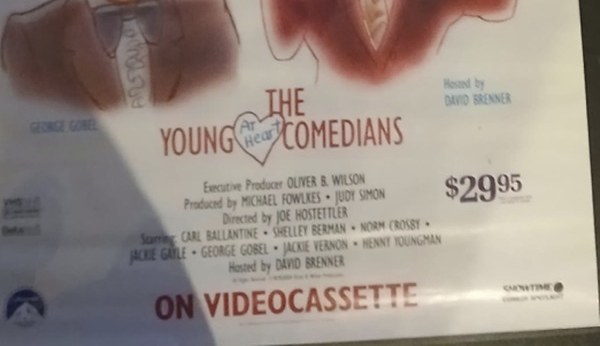 Actual The Young Comedians — home-video promotional poster detail image 4