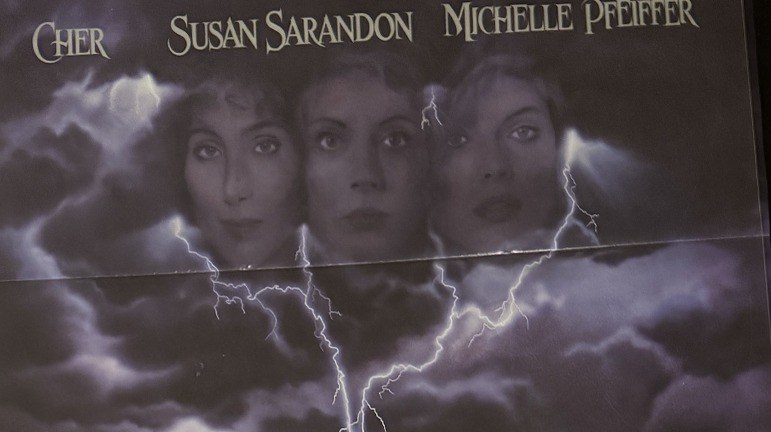 Actual The Witches of Eastwick — Warner Bros. video promotional poster detail image 2