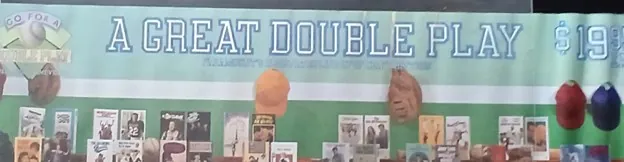 Actual A Great Double Play '85 — video promotional poster front photograph