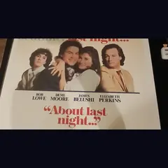 Actual About Last Night... — home-video promotional poster detail image 3