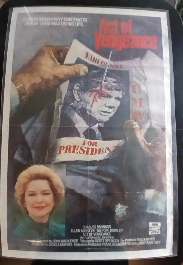 Actual Act of Vengeance — home-video promotional poster front photograph