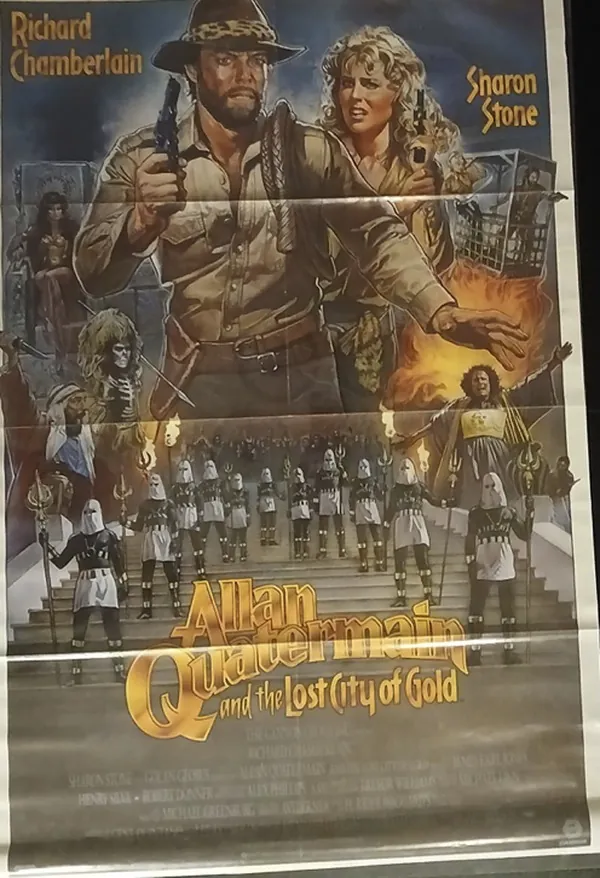 Actual Allan Quatermain and the Lost City of Gold — home-video promotional poster front photograph