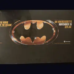 Actual Batman - Warner Home Video Movie of the Decade poster detail image 1