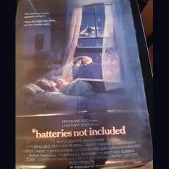 Actual *batteries not included — home-video promotional poster detail image 1