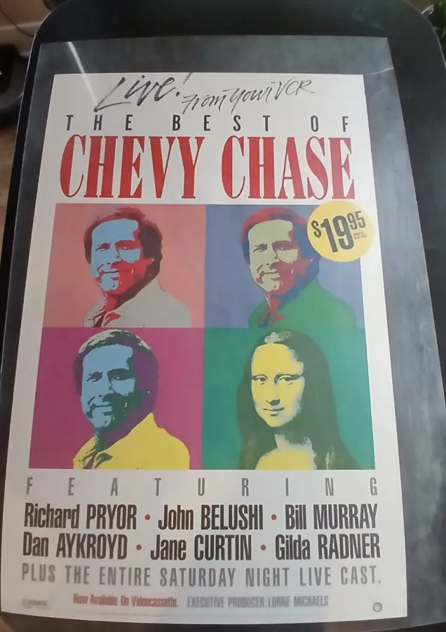Actual The Best of Chevy Chase — home-video promotional poster front photograph