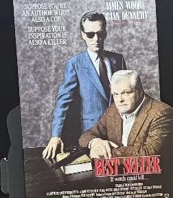 Actual Best Seller Standee — James Woods / Brian Dennehy video-store display front photograph